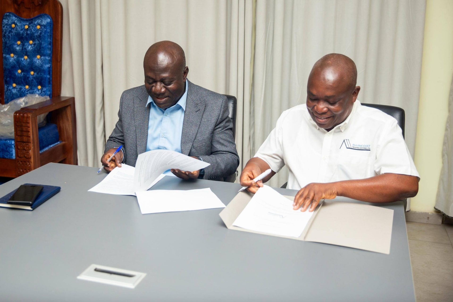 TTU SIGNS PACT WITH RAINCOAT ROOFING SYSTEMS LTD.