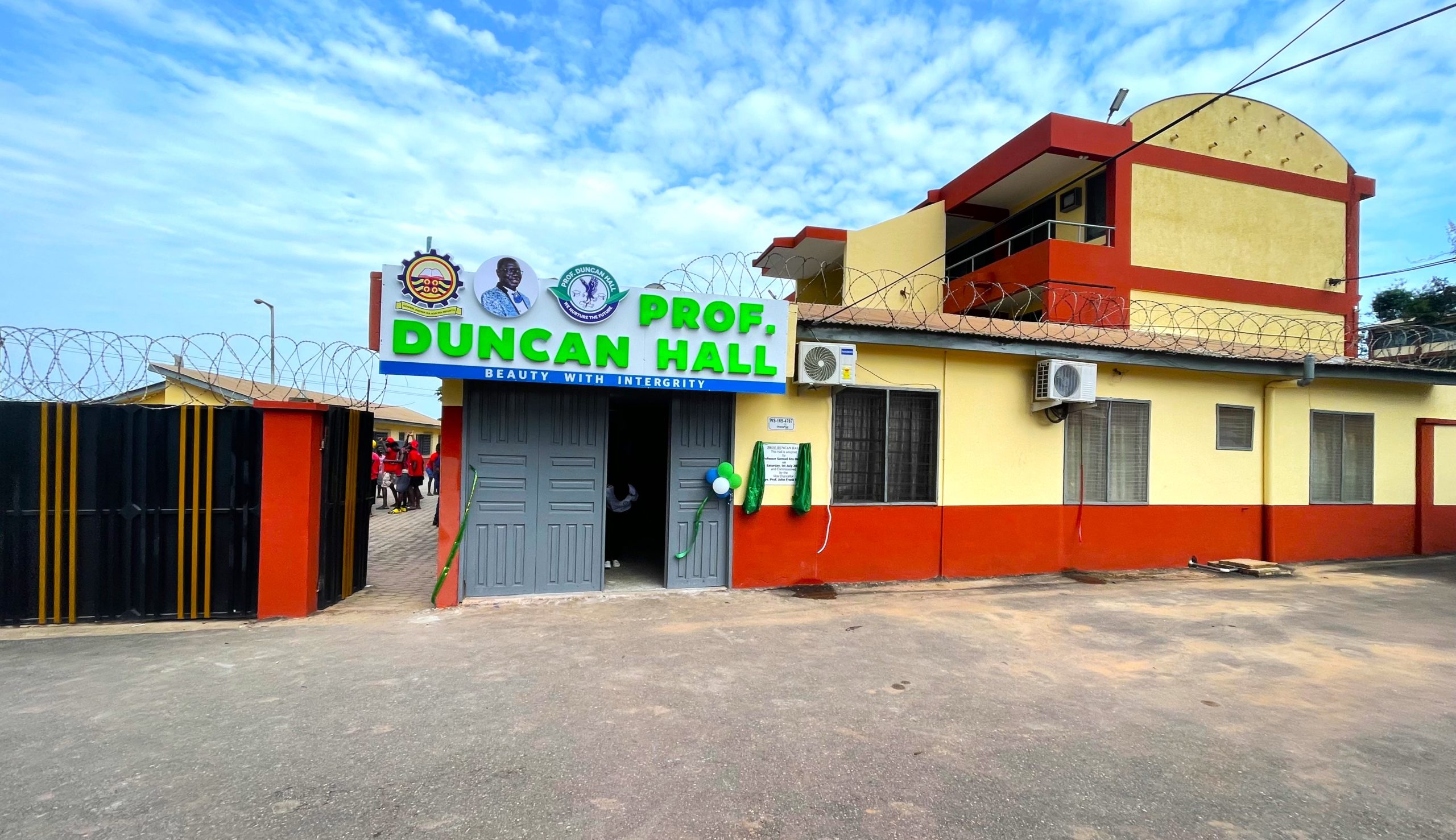 GHACEM HALL RENAMED AS PROF. DUNCAN HALL