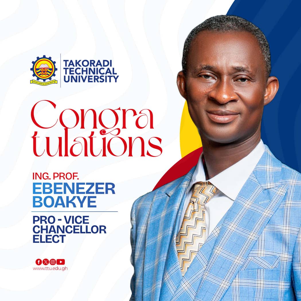 TTU ELECTS PROF. BOAKYE AS NEXT PRO VC