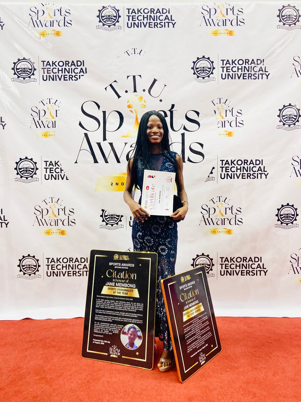 JANE MEMBONG WINS SPORTS PERSONALITY AT 2ND TTU SPORTS AWARDS