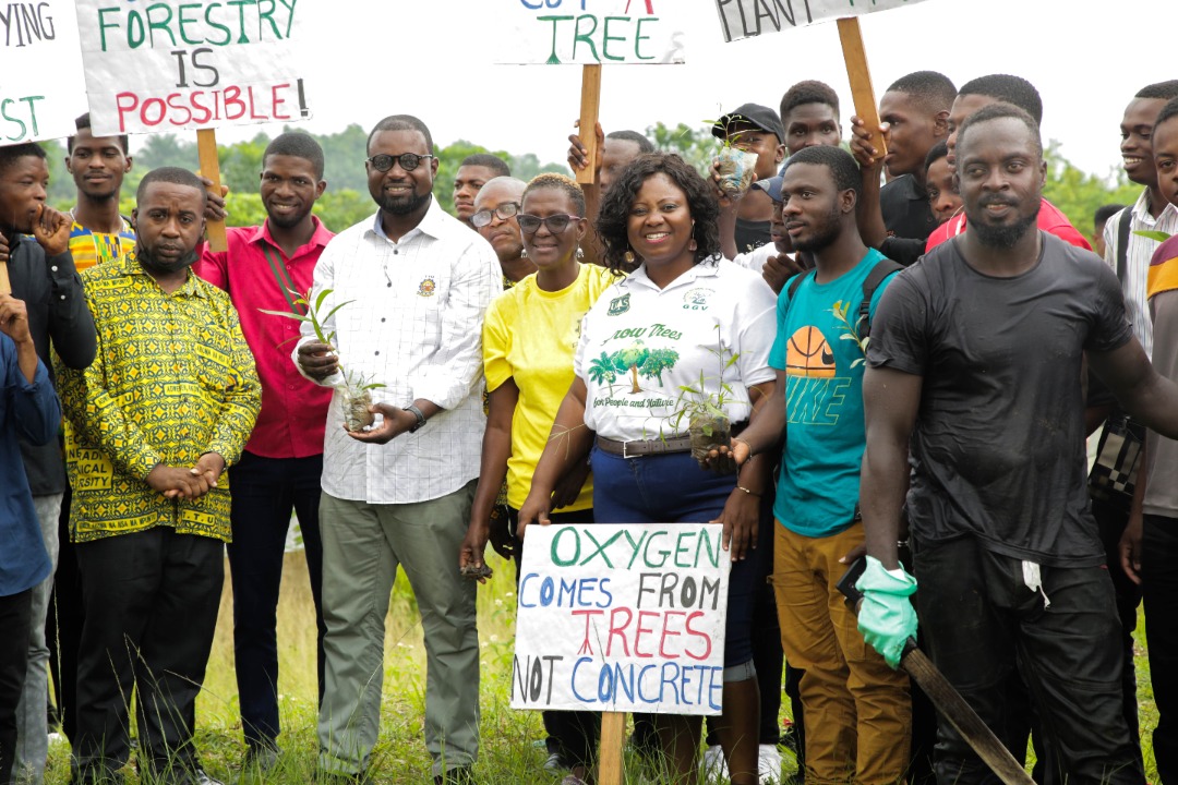 TTU PARTNERS GOSHEN GLOBAL TO PLANT 1,070 TREES AT AKATAKYI